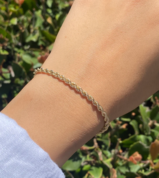 Sunset Rope Chain Gold 14K