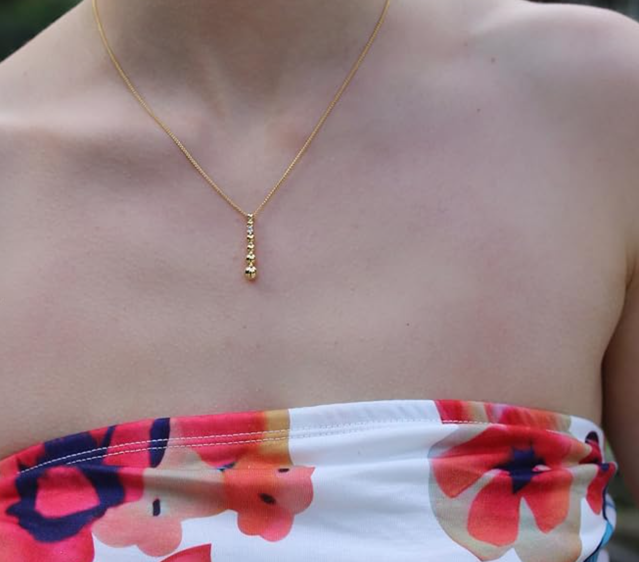 Tower Elegance Gold Necklace