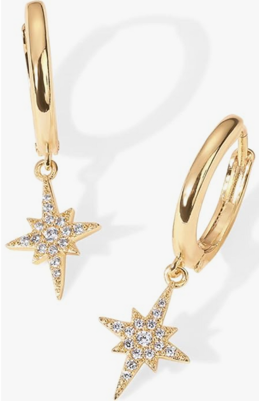 All Stars 14K Gold Plated Earrings
