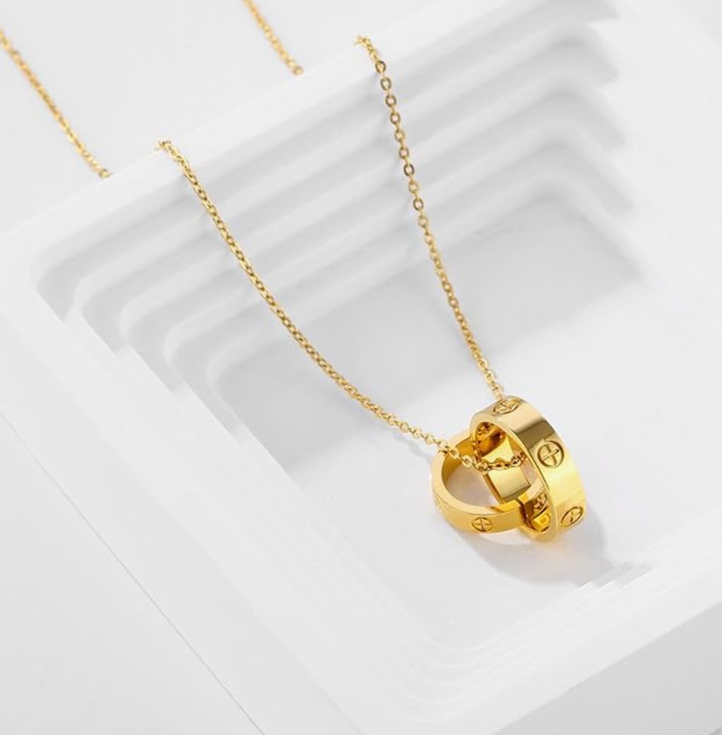 Anillo Necklace 18K Gold