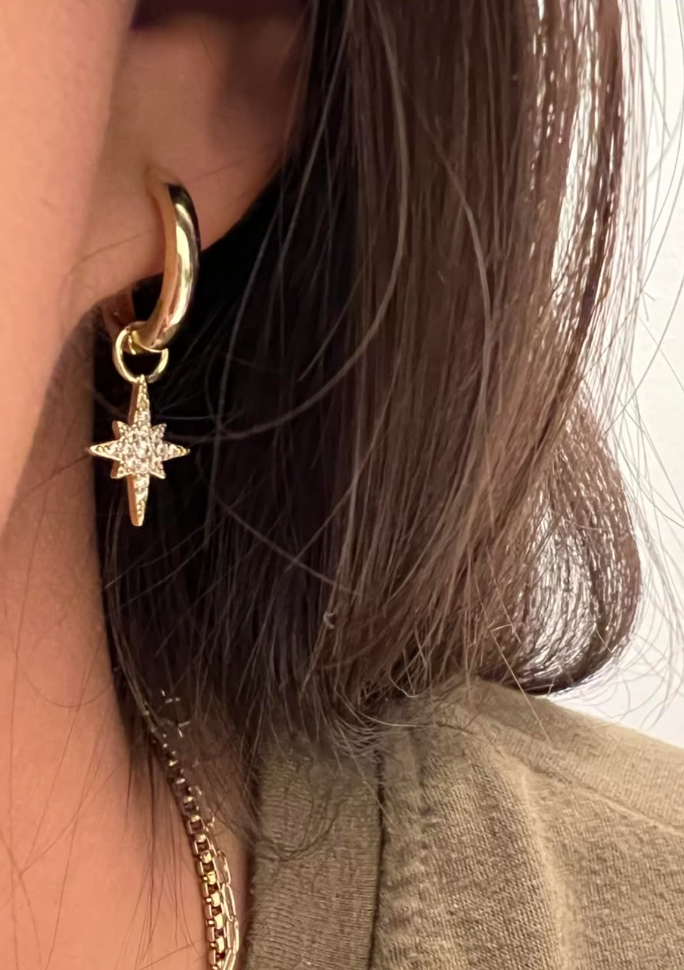 All Stars 14K Gold Plated Earrings
